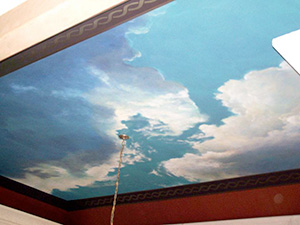 Покраска потолка акриловой краской