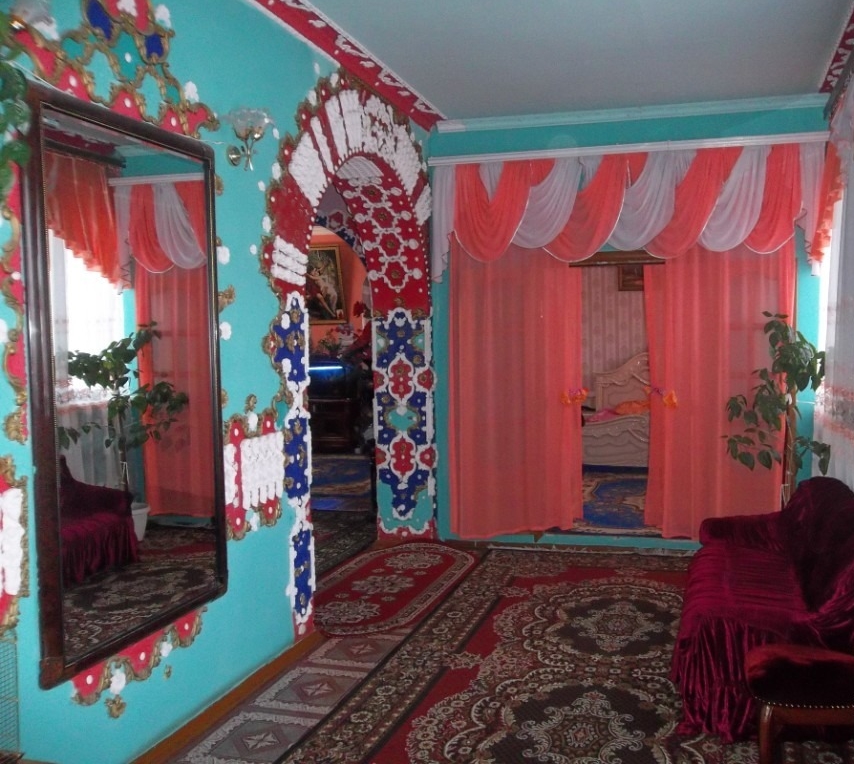 Пример оформления комнаты в китч стиле